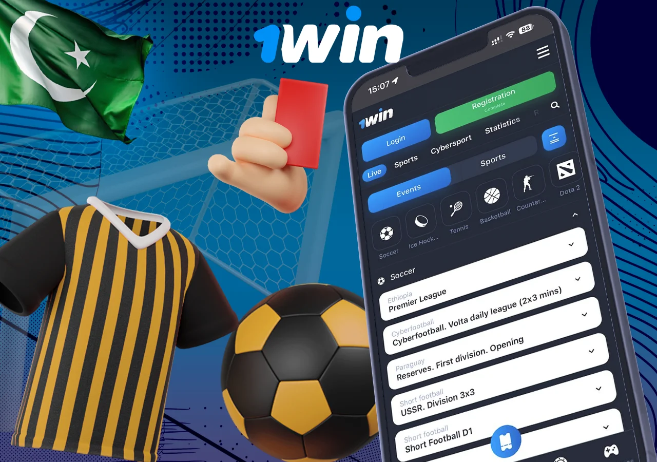 Online betting app interface showing various sports and events options